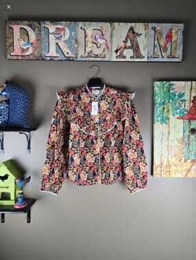 Sonmer Dorthy Blouse Navy Blue Large